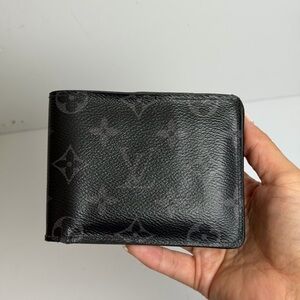 Louis Vuitton Monogram Eclipse Canvas Bifold Wallet